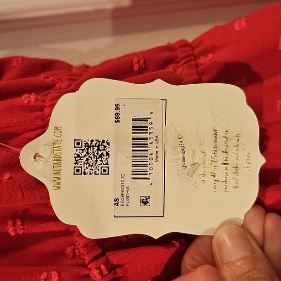 Altar'd State Pressley Fuscia Mini Dress NWT - Picture 9 of 11